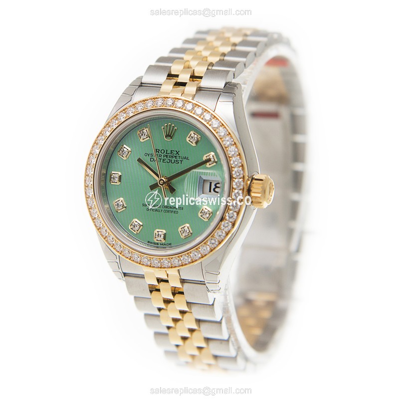 Rolex 279383RBR-GGN_J LADY DATEJUST Automatic 18kt Gold & Diamond & Steel