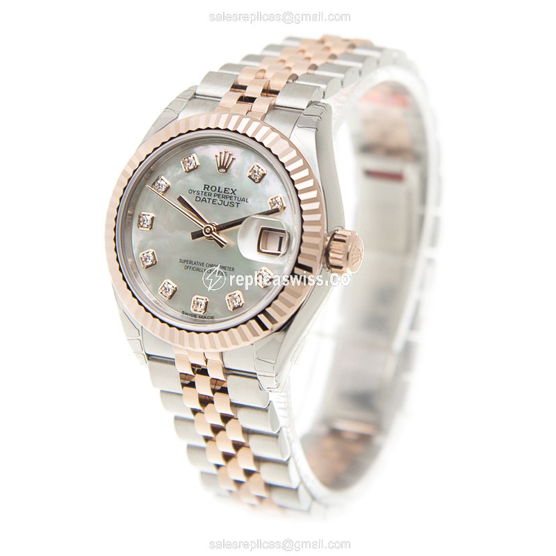 Rolex 279171-0013 LADY DATEJUST Automatic 18kt Rose Gold & Steel