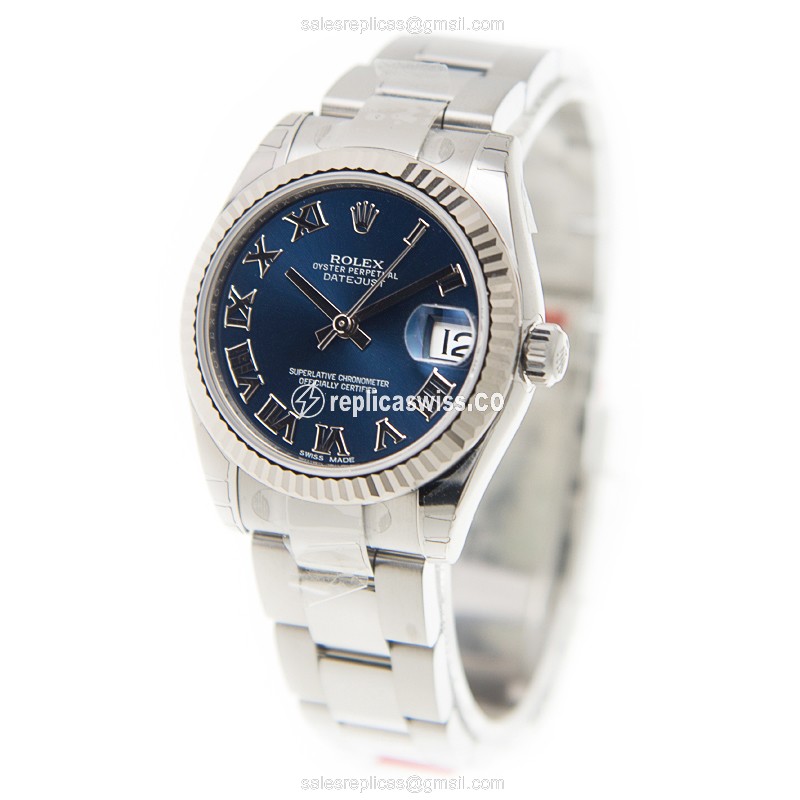 Rolex 178274-0080 LADY DATEJUST Automatic 18kt White Gold & Steel