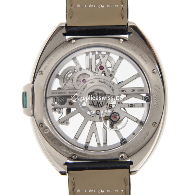 Cartier WHCL0008 CLe DE CARTIER Automatic 18kt White Gold