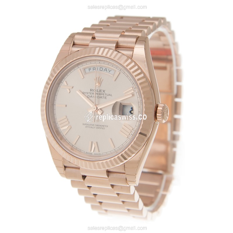 Rolex 228235-0001 DAY-DATE Automatic 18kt Rose Gold