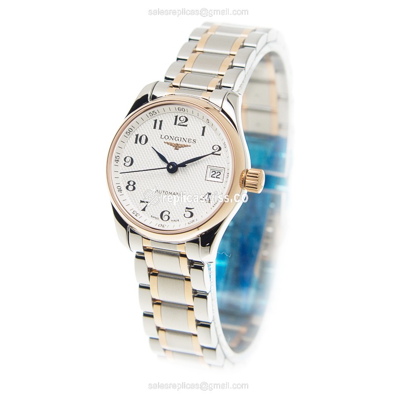 Longines L2.128.5.79.7 MASTER Automatic 18kt Rose Gold & Steel