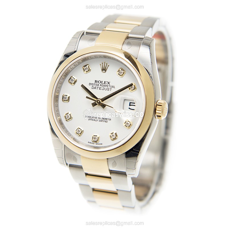 Rolex 116203G DATEJUST Automatic 18kt Gold & Steel