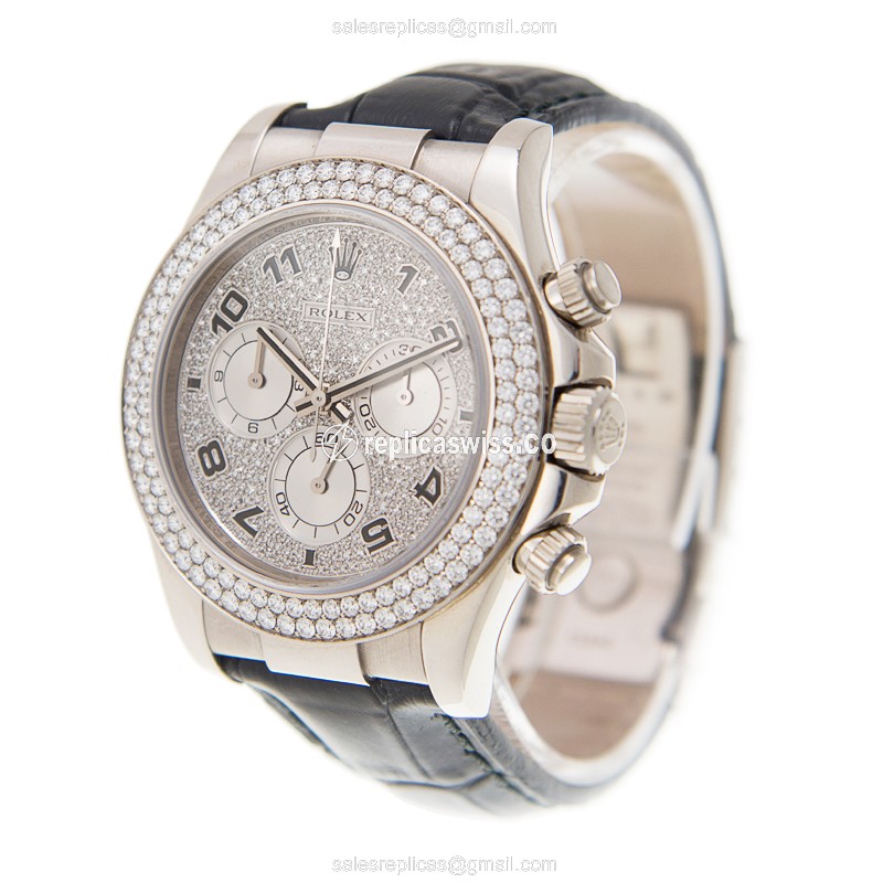 Rolex 116589RBR DAYTONA Automatic 18kt White Gold & Diamond