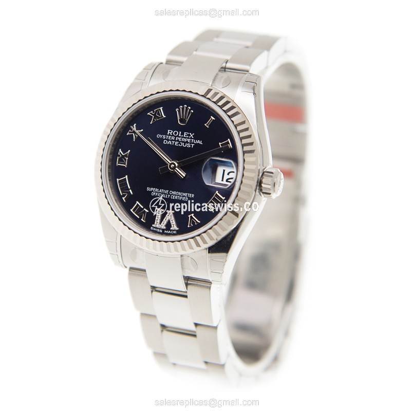 Rolex 178274PURRNVIDIA_O LADY DATEJUST Automatic 18kt White Gold & Steel