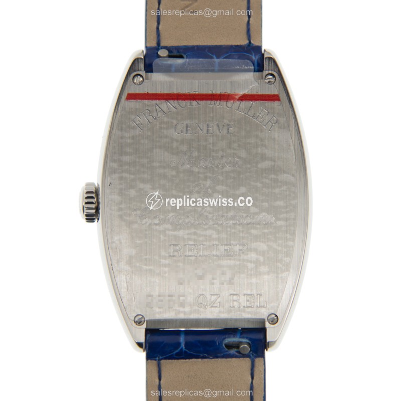 Franck Muller 2852 QZ REL (AC) CINTREE CURVEX Quartz Stainless Steel