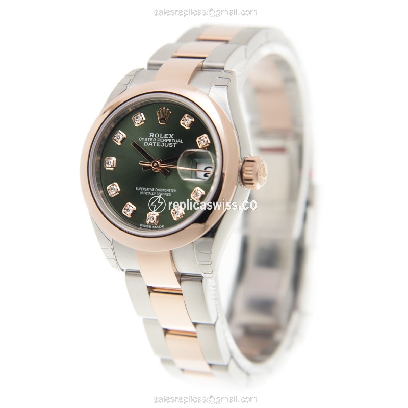 Rolex 279161-0008 LADY DATEJUST Automatic 18kt Rose Gold & Steel