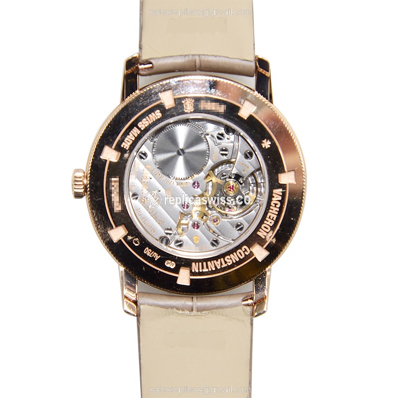 Vacheron Constantin 81590/000R-9847 TRADITIONNELLE Manual Wind 18kt Rose Gold & Diamonds