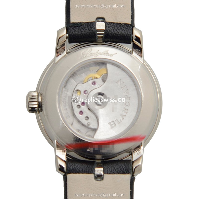 Blancpain 0063D-1954-63A LADYBIRD Automatic 18kt White Gold & Diamond