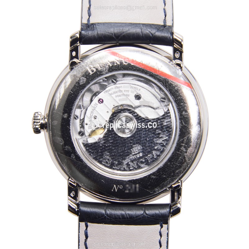 Blancpain 6654-1529-55B VILLERET Automatic 18kt White Gold