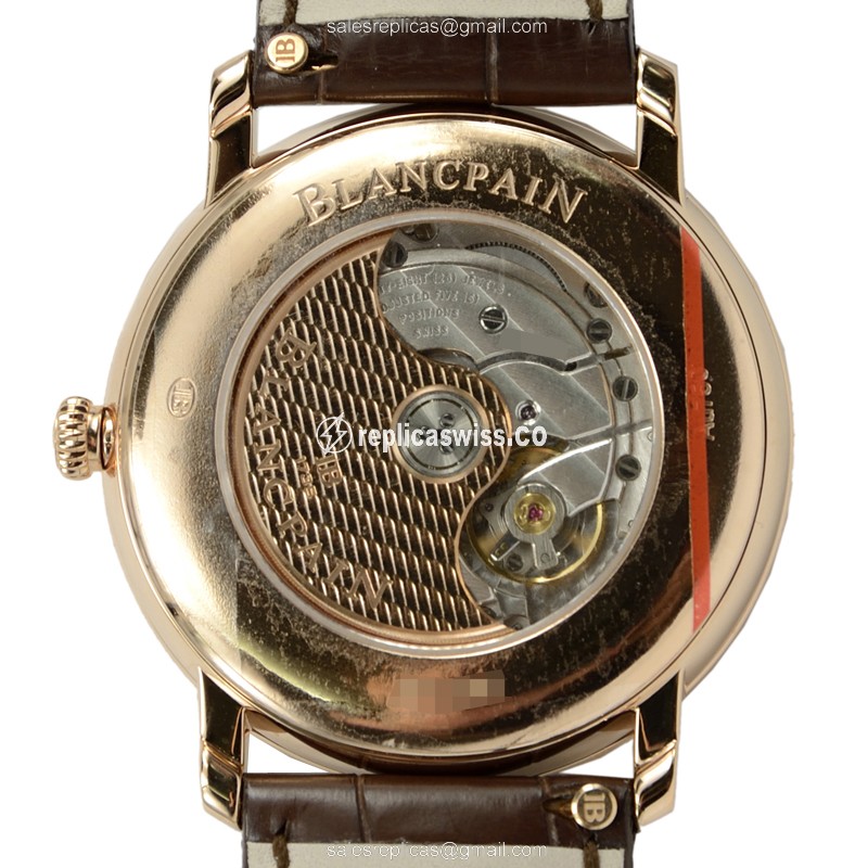 Blancpain 6651C-3642-55A VILLERET Automatic 18kt Rose Gold