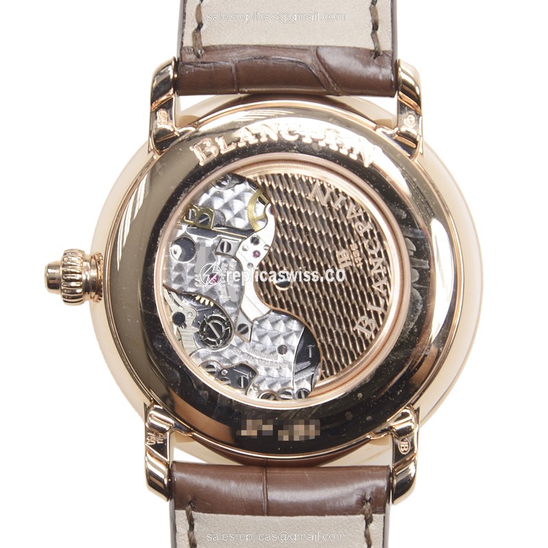 Blancpain 6685-3642-55B VILLERET Automatic 18kt Rose Gold