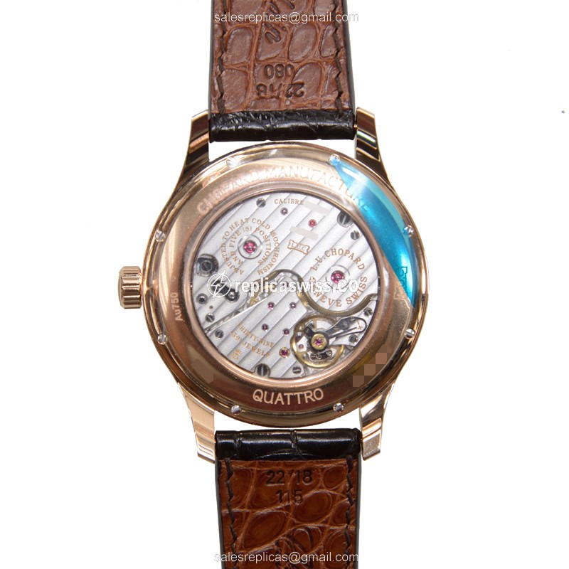 Chopard 171926-5001 L.U.C Manual Wind 18kt Rose Gold & Diamonds