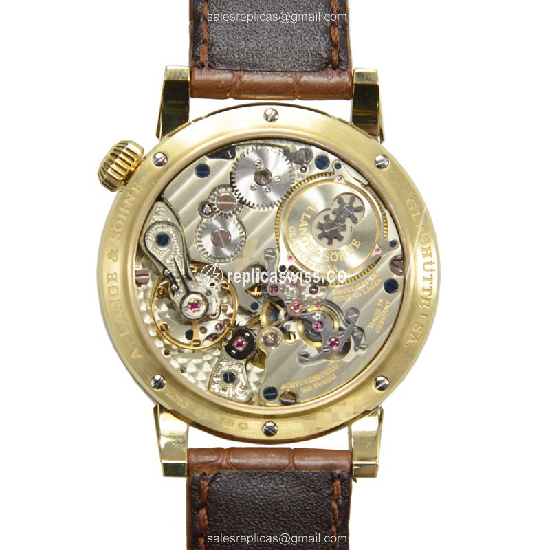 A Lange & Sohne 140.021 OWL SERIES Manual Wind 18kt Yellow Gold