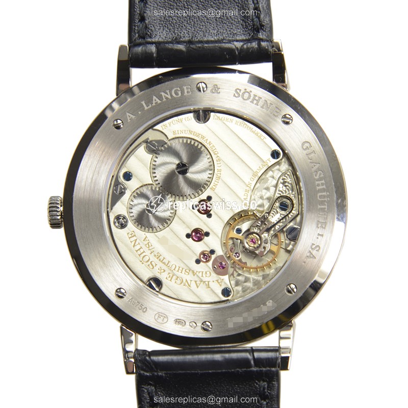 A Lange & Sohne 211.026 SAXONIA Manual Wind 18kt White Gold