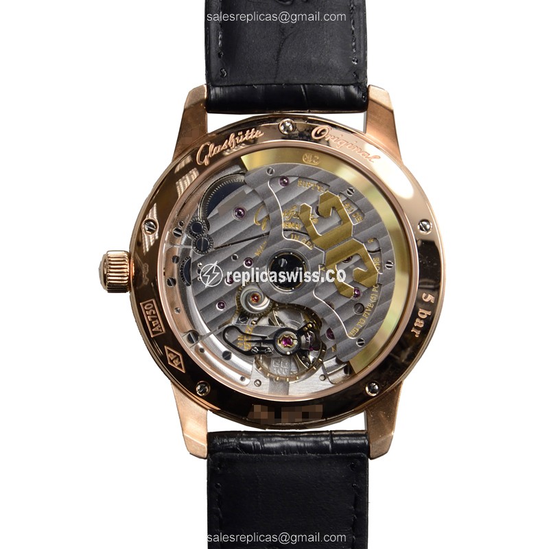 Glashutte 100-03-32-45-04 SENATOR PANORAMA DATE Automatic 18kt Rose Gold