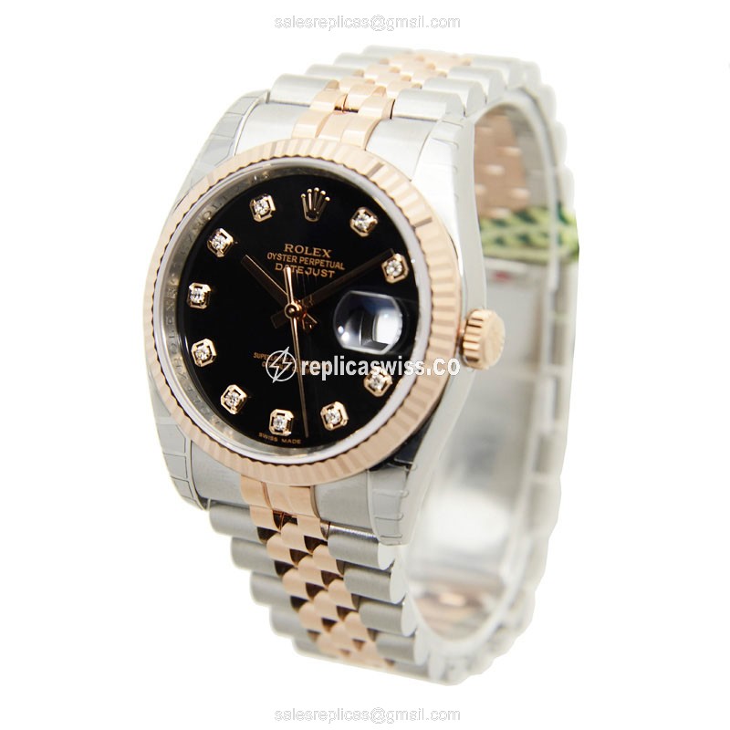 Rolex 116231G DATEJUST Automatic 18kt Rose Gold & Steel