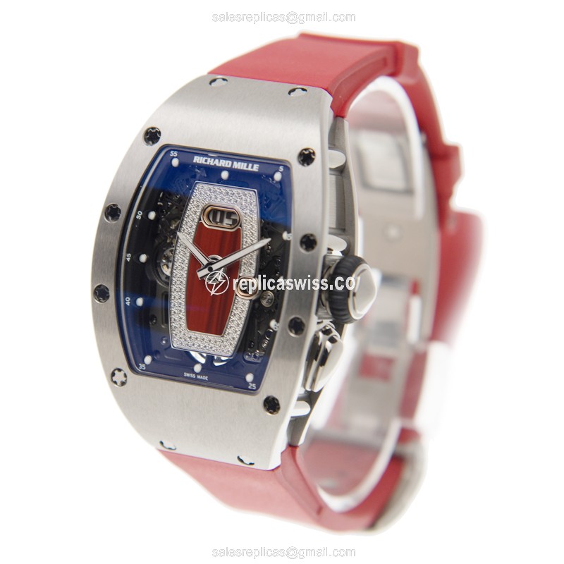 Richard Mille RM37-TITANIUM-RED DIAL Automatic Titanium