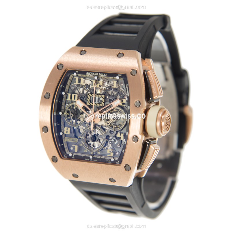 Richard Mille RM011AORG Automatic 18kt Rose Gold