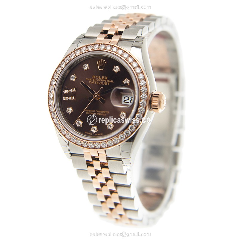 Rolex 279381RBR-0003 LADY DATEJUST Automatic 18kt Rose Magic & Diamond