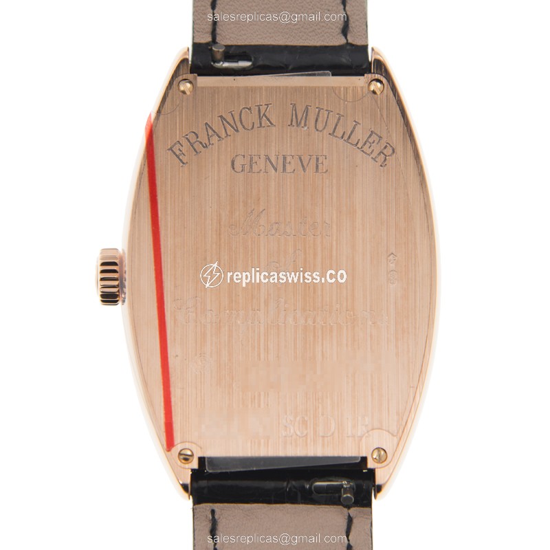 Franck Muller 5851 M SC D 1R (5N) CINTREE CURVEX Automatic 18kt Rose Gold & Diamonds