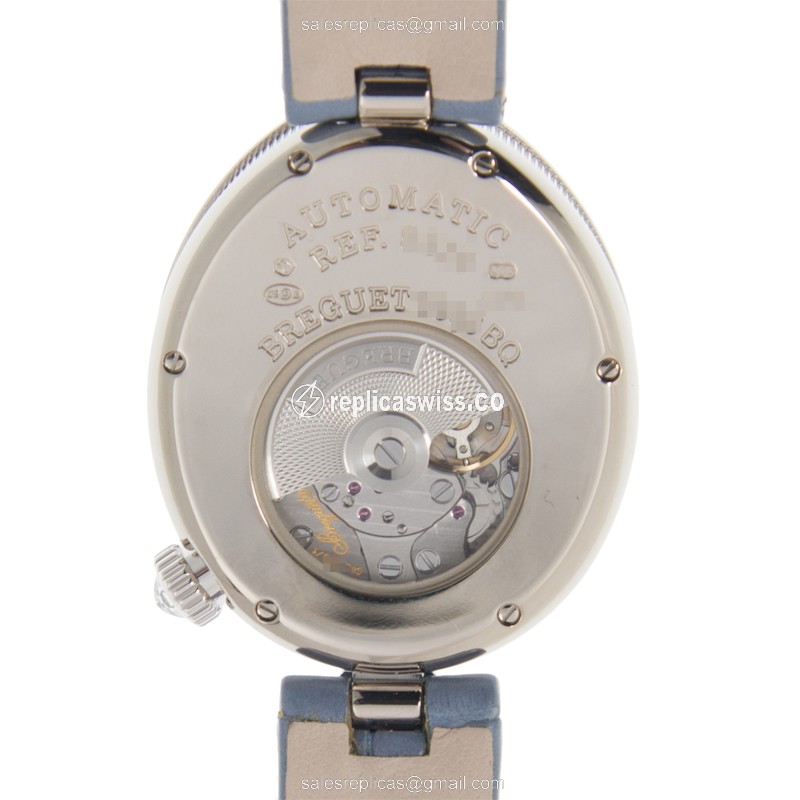 Breguet 9818BB/5V/922/DD0D REINE DE NAPLES Automatic 18kt White Gold & Diamond