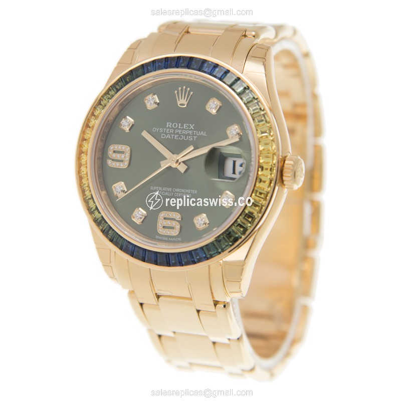 Rolex 86348SABLV DATEJUST Automatic 18kt Gold & Diamond