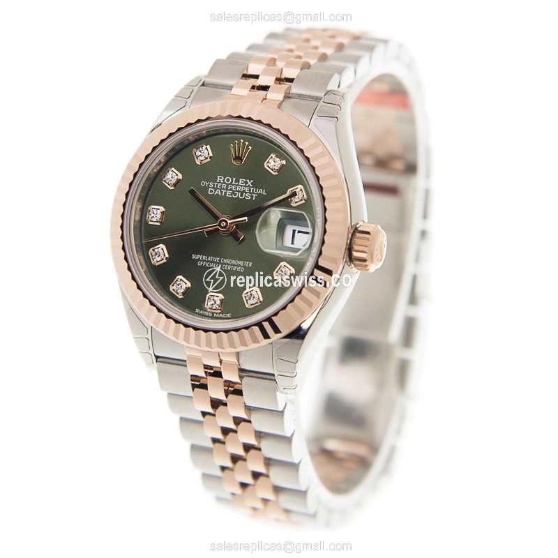 Rolex 279171-0007 LADY DATEJUST Automatic 18kt Rose Gold & Steel