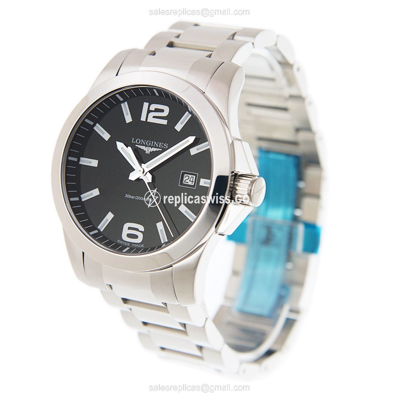 Longines L3.759.4.58.6 CONQUEST Quartz Stainless Steel