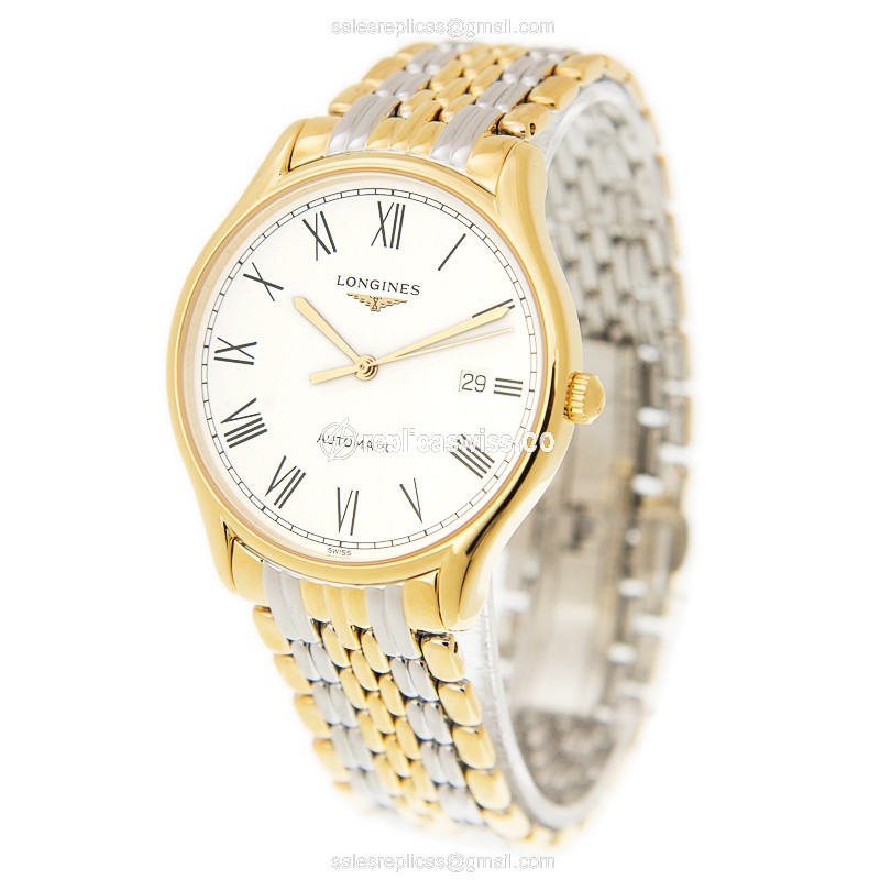 Longines L4.960.2.11.7 LONGINES LYRE Automatic 18kt Rose Gold & Steel