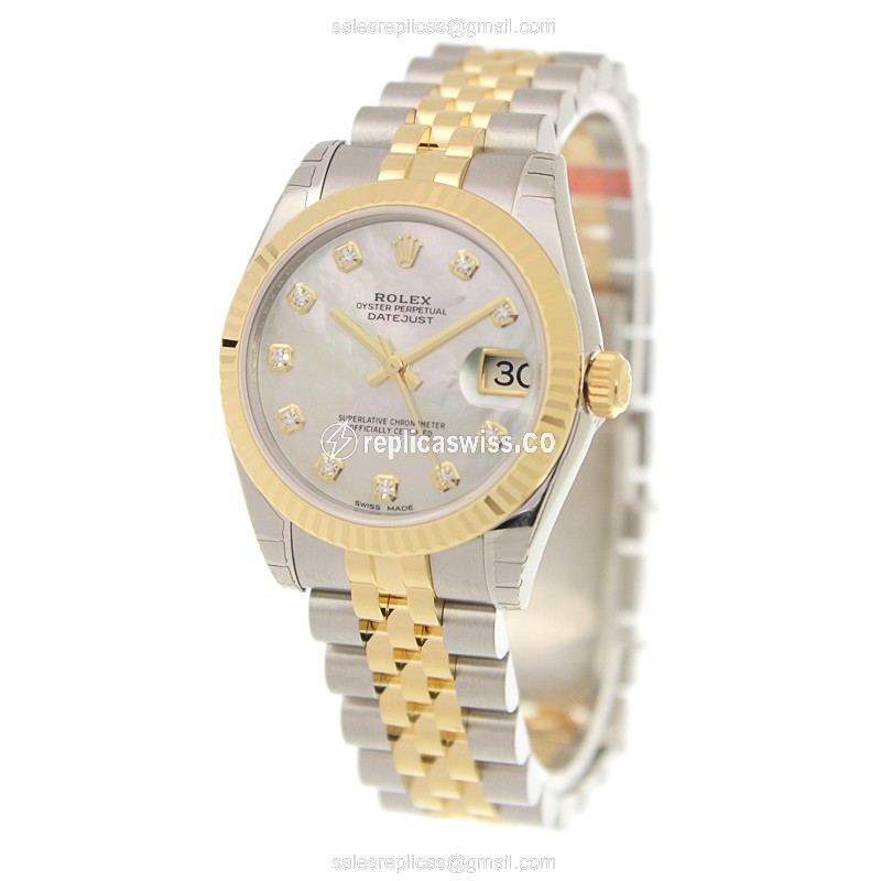 Rolex 178273NGWT LADY DATEJUST Automatic 18kt Gold & Steel