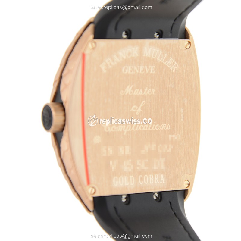 Franck Muller V 45 SC DT GOLD COBRA (5N.NR) VANGUARD Automatic 18kt Rose Gold