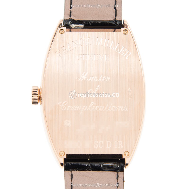 Franck Muller 5850 M SC D 1R (5N) CINTREE CURVEX Automatic 18kt Rose Gold & Diamonds