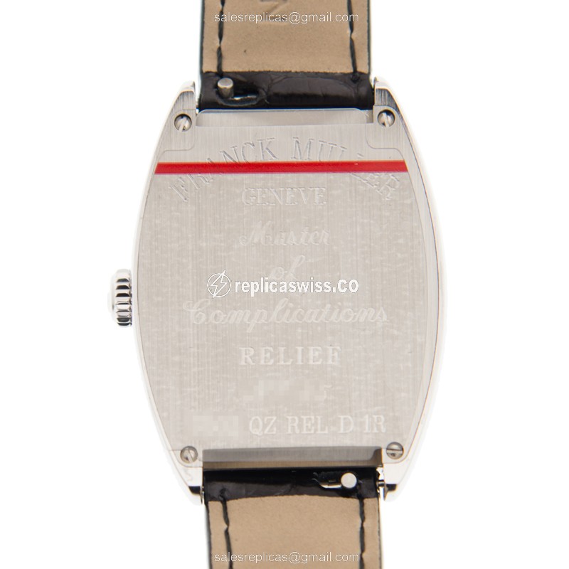 Franck Muller 7502 QZ REL D 1R (AC) CINTREE CURVEX Quartz Stainless Steel & Diamonds