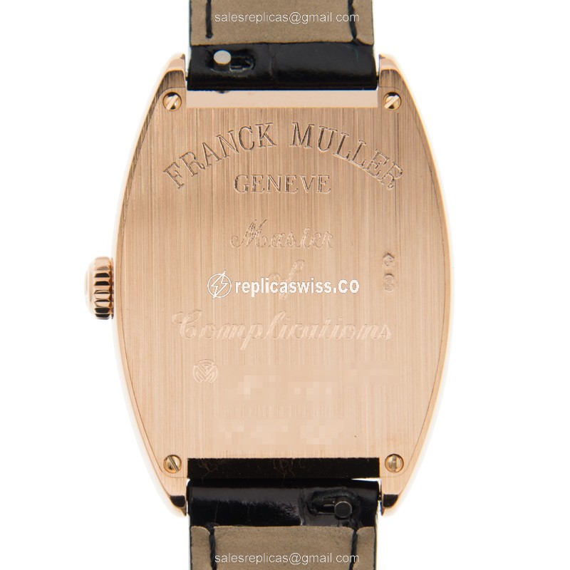 Franck Muller 7502 QZ (5N) CINTREE CURVEX Quartz 18kt Rose Gold