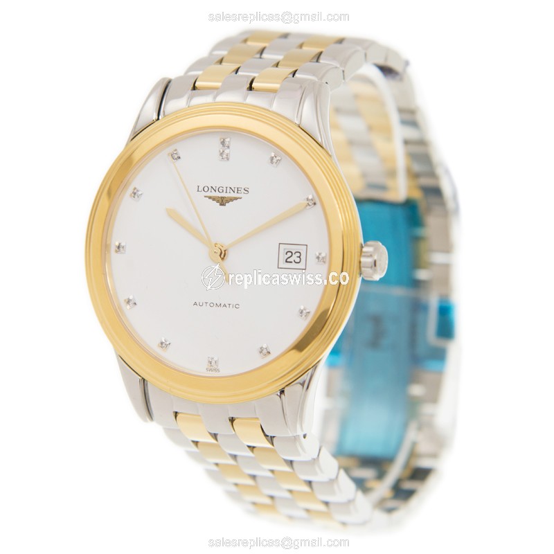 Longines L4.874.3.27.7 FLAGSHIP Automatic Gold-Plated & Stainless Steel