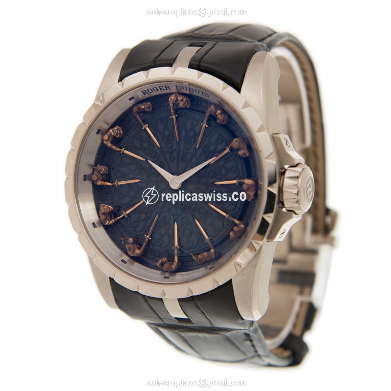 Roger Dubuis DBEX0495 EXCALIBUR Automatic 18kt White Gold