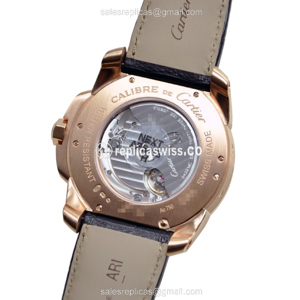 Cartier W7100029 CALIBRE DE CARTIER Automatic 18kt Rose Gold