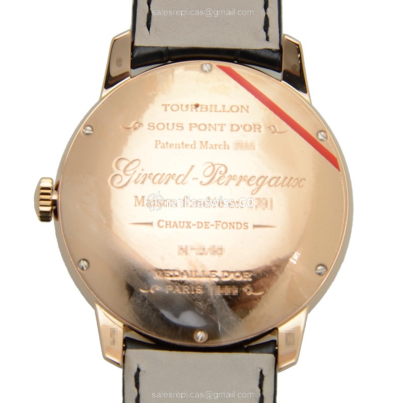 Girard Perregaux 99535D-52A-111-BK6A GIRARD-PERREGAUX 1966 Automatic 18kt Rose Gold & Diamonds