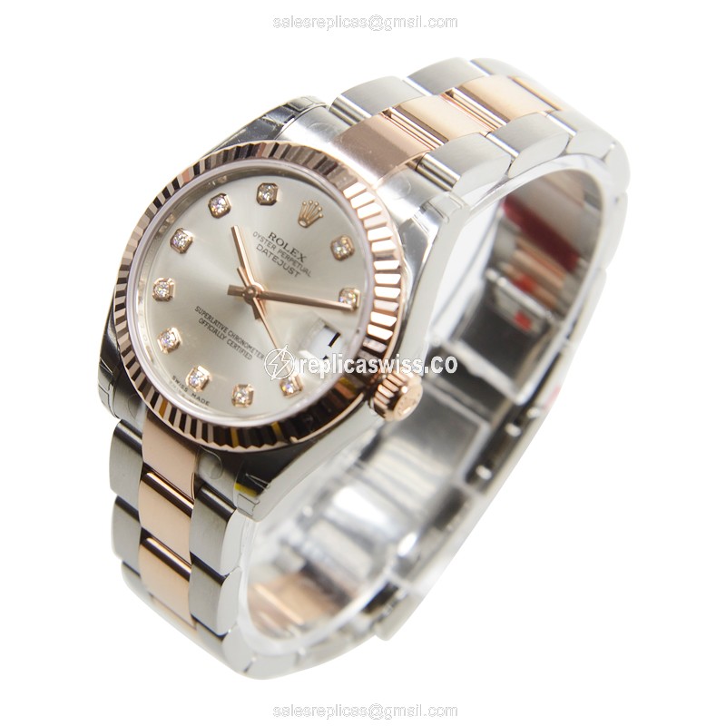 Rolex 178271GSV_O DATEJUST Automatic 18kt Rose Gold & Steel