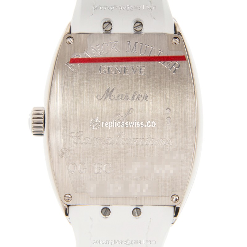 Franck Muller V 32 QZ (OG.BC) VANGUARD Quartz 18kt White Gold