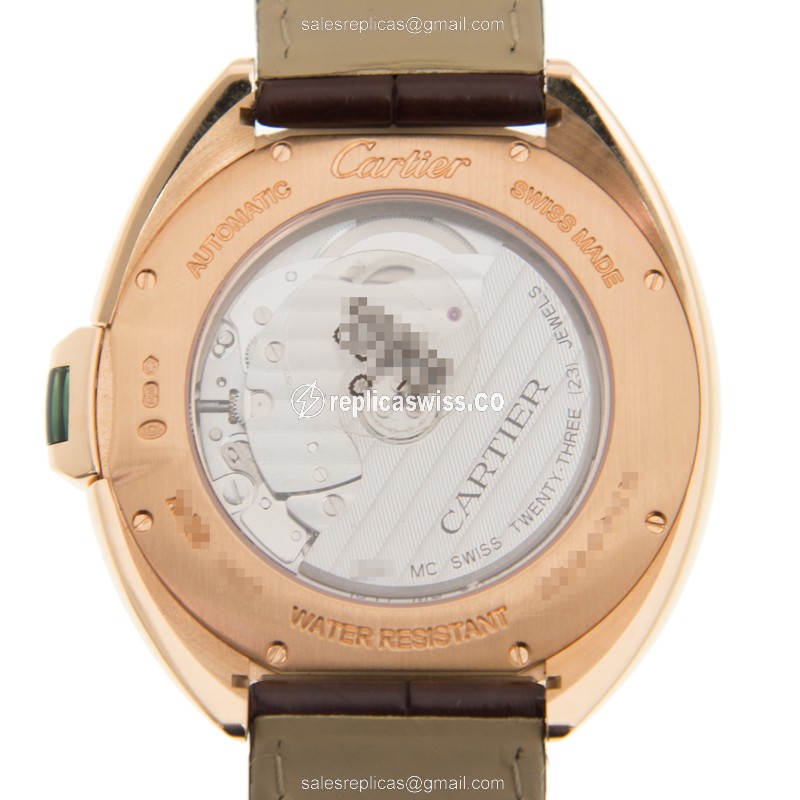 Cartier WGCL0019 CLe DE CARTIER Automatic 18kt Rose Gold