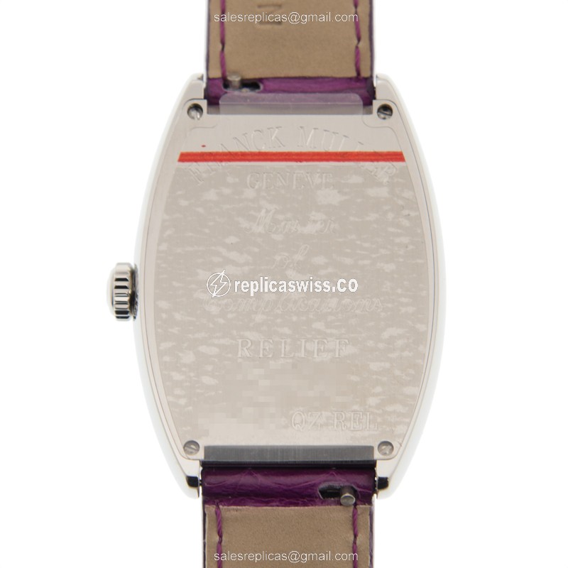 Franck Muller 2852 B QZ REL (AC) MASTER BANKER Quartz Stainless Steel