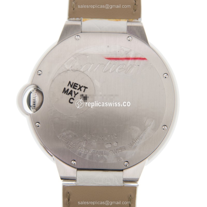 Cartier HPI00769 BALLON BLEU Automatic 18kt White Gold & Diamond