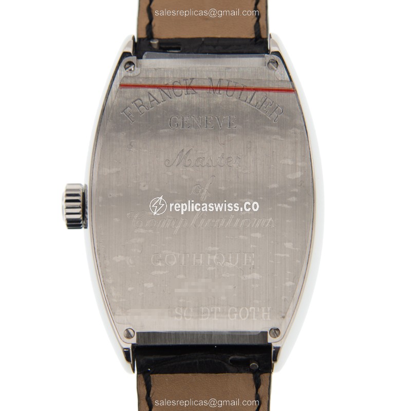 Franck Muller 7880 SC DT GOTH (AC) - BLACK CINTREE CURVEX Automatic Stainless Steel