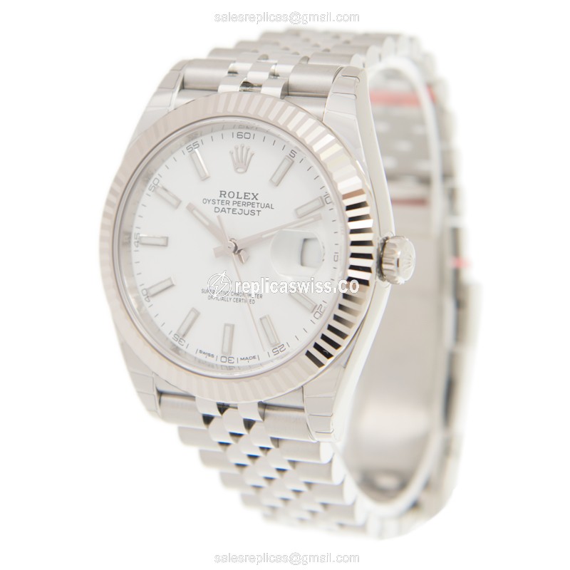 Rolex 126334-0010 DATEJUST Automatic 18kt White Gold & Steel