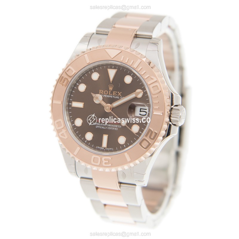 Rolex 268621-0003 YACHT MASTER II Automatic 18kt Rose Gold & Steel