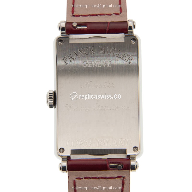 Franck Muller 952 QZ (AC) - RED LONG ISLAND Quartz Stainless Steel