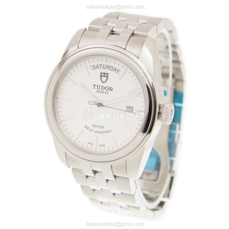 Tudor 56000-68060-WT GLAMOUR DATE Automatic Stainless Steel