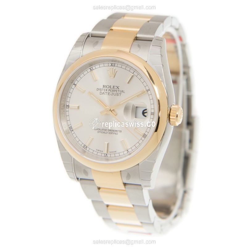 Rolex 116203SV_O DATEJUST Automatic 18kt Gold & Steel